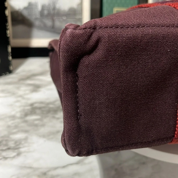 HERMES PM CANVAS TOTE BAG HAND STITCHED IN FRANCE - Picture 10 of 16